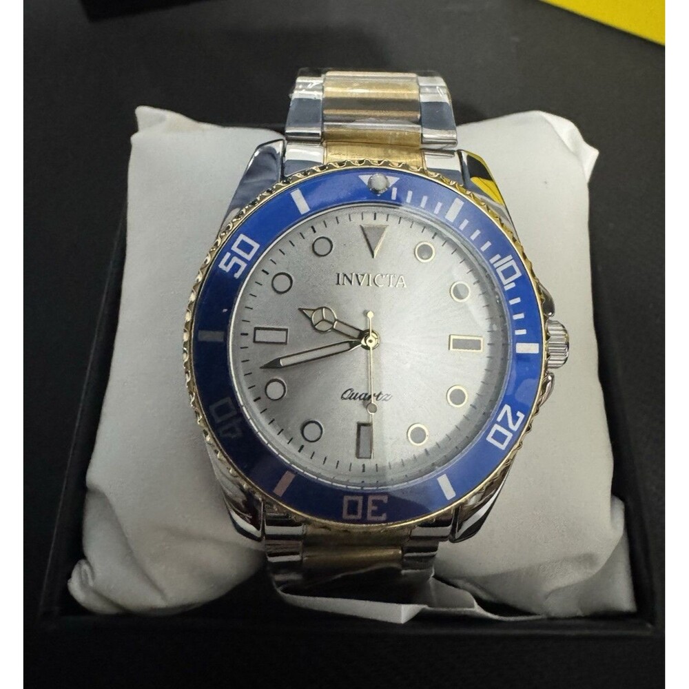 Invicta Pro Diver Vitreos Men's Watch - 42mm, Gold, Steel (69398)